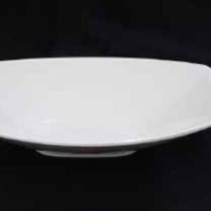 BANDEJA MELAMINA BLANCA 22*15.5 CM OVAL PLATINA- CLUB IMPORT