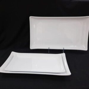 BANDEJA RECTANGULAR BLANCA 36,4 *0,2 CM - MELAMINA- CLUB IMPORT