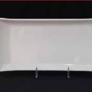 BANDEJA MELAMINA BLANCA 26.1*14.8 CM RECTA- CLUB IMPORT
