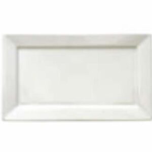 OXFORD PLATINA PORCELANA 30 X 20 CM RECTANGULAR BLANCA