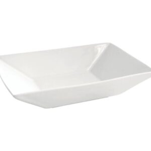 OXFORD PLATO HONDO 23.5 X 16 CM RECTANGULAR BLANCO