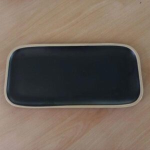 BANDEJA NEGRO VIENA 35,5 X 17,5 CM -MELAMINA- CLUB IMPORT