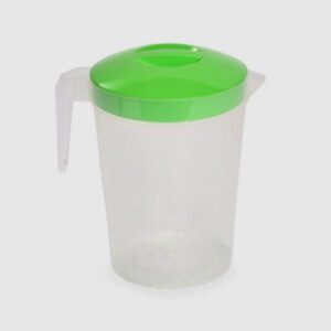 JARRA PLASTICO TRANSP. 4L. C/ T.COLOR