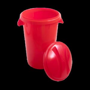 RECIPIENTE P/ RESIDUOS 20 L CON TAPA (ROJO)