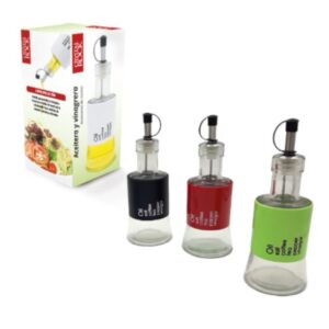 ACEITERA DE VIDRIO FORRADA (COLORES) C.ROCK