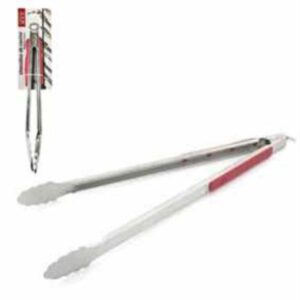PINZA GASTRONOMICA MULTIUSO ACERO MANGO SILICONA 36.5CM C.ROCK