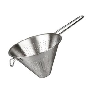 COLADOR CHINO 22 CM PLATEADO ACERO INOX.- C. ROCK