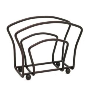 SERVILLETERO METAL MARRON REFORZADO C.ROCK