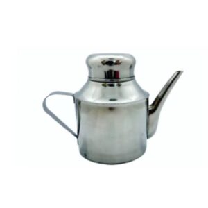 ACEITERA ALCUZA ACERO INOXIDABLE 532 CC (FORMA PAVITA) C.ROCK