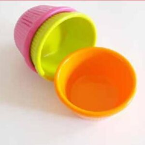 CAZUELA ACANALADA 7CM MELAMINA VERDE- CLUB IMPORT