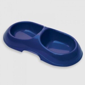 COMEDERO DE PERROS OVAL DOBLE